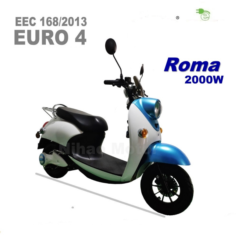 Electric-scooter-2000W-EEC-EURO4-lithium-removable